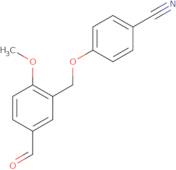 4-[(5-Formyl-2-methoxybenzyl)oxy]benzonitrile