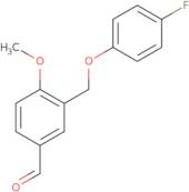 3-[(4-Fluorophenoxy)methyl]-4-methoxybenzaldehyde