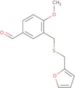 3-{[(2-Furylmethyl)thio]methyl}-4-methoxybenzaldehyde