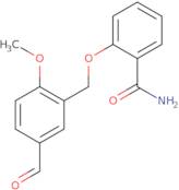 2-[(5-Formyl-2-methoxybenzyl)oxy]benzamide