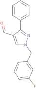 1-(3-Fluorobenzyl)-3-phenyl-1H-pyrazole-4-carbaldehyde