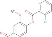 4-Formyl-2-methoxyphenyl 2-chlorobenzoate