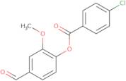 4-Formyl-2-methoxyphenyl 4-chlorobenzoate