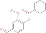 4-Formyl-2-methoxyphenyl cyclohexanecarboxylate