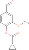 4-Formyl-2-methoxyphenyl cyclopropanecarboxylate