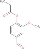 4-Formyl-2-methoxyphenyl propionate