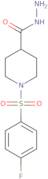 1-[(4-Fluorophenyl)sulfonyl]piperidine-4-carbohydrazide