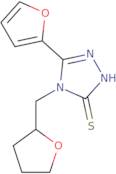 5-(2-Furyl)-4-(tetrahydrofuran-2-ylmethyl)-4H-1,2,4-triazole-3-thiol