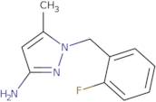 1-(2-Fluorobenzyl)-5-methyl-1H-pyrazol-3-amine