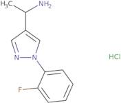 1-[1-(2-Fluorophenyl)-1H-pyrazol-4-yl]ethanamine hydrochloride