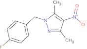 1-(4-Fluorobenzyl)-3,5-dimethyl-4-nitro-1H-pyrazole