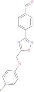 4-{5-[(4-Fluorophenoxy)methyl]-1,2,4-oxadiazol-3-yl}benzaldehyde