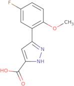 5-(5-Fluoro-2-methoxyphenyl)-1H-pyrazole-3-carboxylic acid