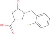 1-(2-Fluorobenzyl)-5-oxopyrrolidine-3-carboxylic acid