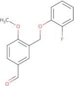 3-[(2-Fluorophenoxy)methyl]-4-methoxybenzaldehyde