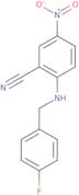 2-[(4-Fluorobenzyl)amino]-5-nitrobenzonitrile