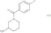 1-(4-Fluorobenzoyl)piperidin-3-amine hydrochloride