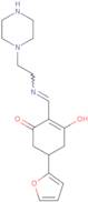 5-(2-Furyl)-2-{[(2-piperazin-1-ylethyl)amino]methylene}cyclohexane-1,3-dione