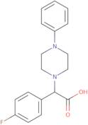 (4-Fluorophenyl)(4-phenylpiperazin-1-yl)acetic acid hydrobromide