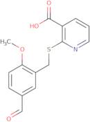 2-[(5-Formyl-2-methoxybenzyl)thio]nicotinic acid