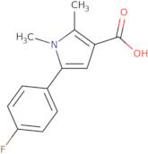 5-(4-Fluorophenyl)-1,2-dimethyl-1H-pyrrole-3-carboxylic acid