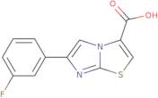 6-(3-Fluorophenyl)imidazo[2,1-b][1,3]thiazole-3-carboxylic acid