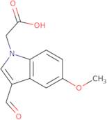 (3-Formyl-5-methoxy-1H-indol-1-yl)acetic acid