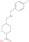 4-{[(4-Fluorobenzyl)amino]methyl}cyclohexanecarboxylic acid