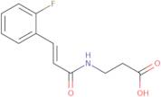 3-{[(2E)-3-(2-Fluorophenyl)prop-2-enoyl]amino}propanoic acid