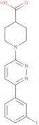 1-[6-(3-Fluorophenyl)pyridazin-3-yl]piperidine-4-carboxylic acid