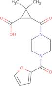 3-{[4-(2-Furoyl)piperazin-1-yl]carbonyl}-2,2-dimethylcyclopropanecarboxylic acid