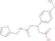 [{2-[(2-Furylmethyl)amino]-2-oxoethyl}(4-methoxyphenyl)amino]acetic acid
