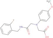 [{2-[(2-Fluorobenzyl)amino]-2-oxoethyl}(4-methoxyphenyl)amino]acetic acid