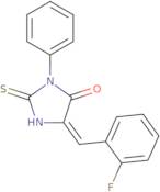 (5E)-5-(2-Fluorobenzylidene)-2-mercapto-3-phenyl-3,5-dihydro-4H-imidazol-4-one