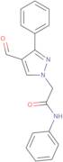 2-(4-Formyl-3-phenyl-1H-pyrazol-1-yl)-N-phenylacetamide