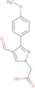 [4-Formyl-3-(4-methoxyphenyl)-1H-pyrazol-1-yl]acetic acid