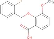 2-[(2-Fluorobenzyl)oxy]-3-methoxybenzoic acid