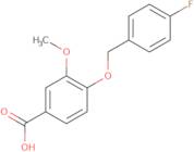 4-[(4-Fluorobenzyl)oxy]-3-methoxybenzoic acid