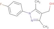 [1-(4-Fluorophenyl)-3,5-dimethyl-1H-pyrazol-4-yl]methanol