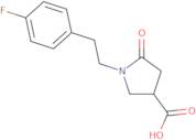 1-[2-(4-Fluorophenyl)ethyl]-5-oxopyrrolidine-3-carboxylic acid