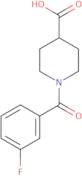 1-(3-Fluorobenzoyl)piperidine-4-carboxylic acid