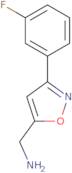 {[3-(3-Fluorophenyl)isoxazol-5-yl]methyl}amine