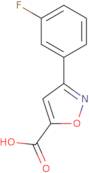 3-(3-Fluorophenyl)isoxazole-5-carboxylic acid