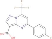 5-(4-Fluorophenyl)-7-(trifluoromethyl)pyrazolo[1,5-a]pyrimidine-3-carboxylic acid