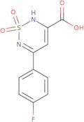 5-(4-Fluorophenyl)-2H-1,2,6-thiadiazine-3-carboxylic acid 1,1-dioxide