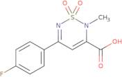 5-(4-Fluorophenyl)-2-methyl-2H-1,2,6-thiadiazine-3-carboxylic acid 1,1-dioxide