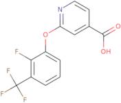 2-[2-Fluoro-3-(trifluoromethyl)phenoxy]isonicotinic acid