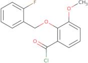 2-[(2-Fluorobenzyl)oxy]-3-methoxybenzoyl chloride