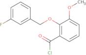 2-[(3-Fluorobenzyl)oxy]-3-methoxybenzoyl chloride