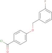 4-[(3-Fluorobenzyl)oxy]benzoyl chloride